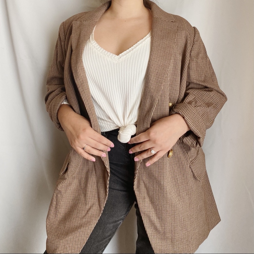 ♼ Lane Bryant Plaid Blazer ♼